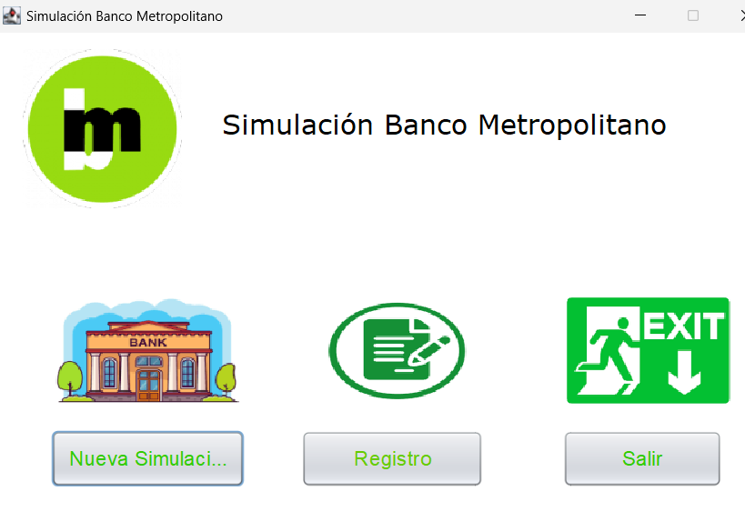 Gestión de colas en banco